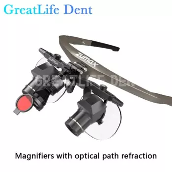 GreatLife Dent 3X4X5X ZUMAX DFK Dentisit хирургическая хирургия фар за пределами зрения рефракция бинокулярной лупы