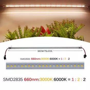 Green Wisdom светодиодная фитолампа для растений 75LED 220В