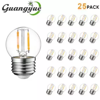 Grensk G40 светодиодные лампы для гирлянд теплый белый 1Вт