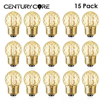 Grensk LED лампа G40 янтарная тёплый белый 1Вт E27