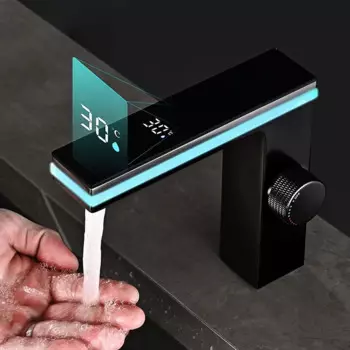 Смеситель для раковины PDQ серый керамический