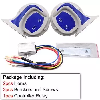 Громкий звуковой сигнал 115 дБ, автоматический динамик, сигнализация 12 В, тональный автомобиль, лодка, автомобиль, мотор, мотоцикл, фургон, грузовик, сирена, автомобильный звуковой сигнал для автосирены
