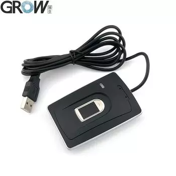 GROW R102A Ємнісний USB-зчитувач відбитків пальців із DC5V 208*288 пікселів 1500 для Windows Android Контроль доступу