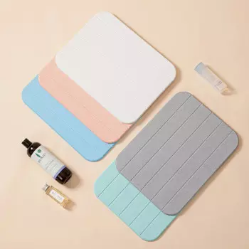 Грязеотталкивающий абсорбирующий коврик, коврик для ног из морских водорослей, противоскользящий домашний Быстросохнущий коврик для двери туалета, коврик для ванной комнаты