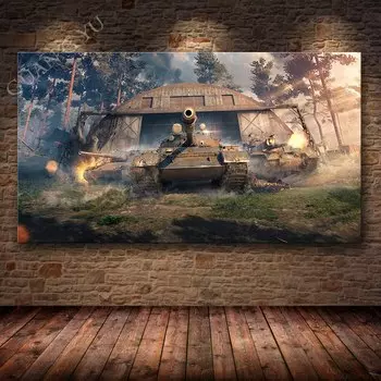 Гryan Постер World Of Tanks на холсте