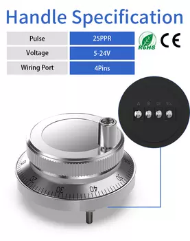 ГTRIC Электронное ручное колесо 60/80 мм