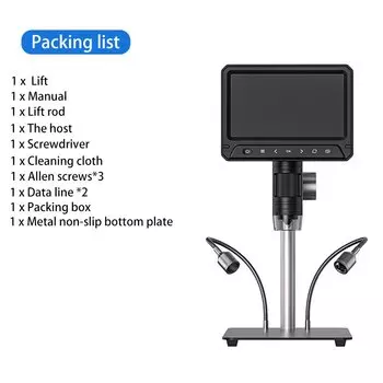 GUANMOU Цифровой микроскоп 1000X