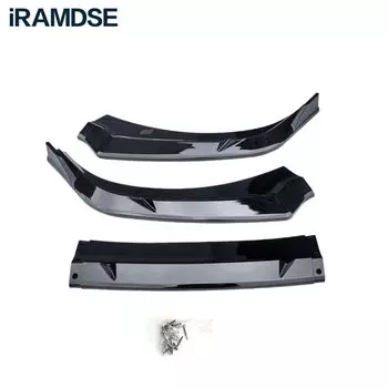 Губа переднего бампера для Hyundai Elantra 2023 2024 2025, разделитель воздуха 8-го поколения, комплект кузова автомобиля, спойлер, черная юбка, аксессуары