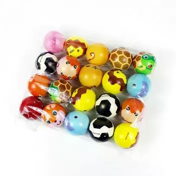Губчатые шары с животными Gooparty, 5 шт.