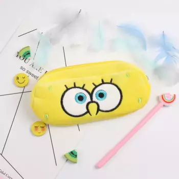 Губка Боб плюшевый пенал Bandai