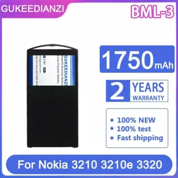 GUKEEDIANZI Сменный аккумулятор BML-3 BML3 1750 мАч для Nokia 3210 3210e 3320