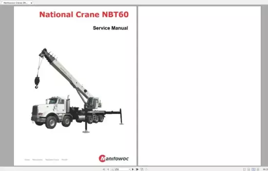 Гусеничные рукоятки Manitowoc 2020, все модели, руководства по обслуживанию DVD