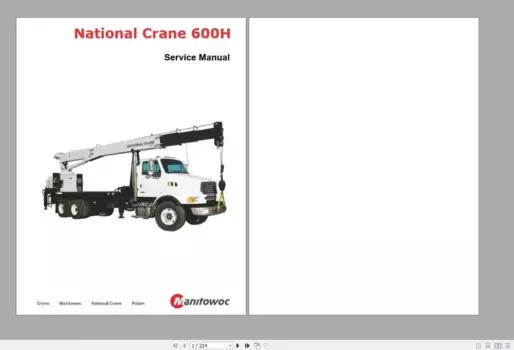 Гусеничные рукоятки Manitowoc 2020, все модели, руководства по обслуживанию DVD