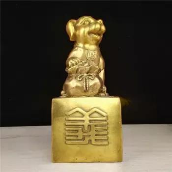 Guyunzhai, латунный кошелек для денег, собачья монета, сберегательный банк, украшения для дома