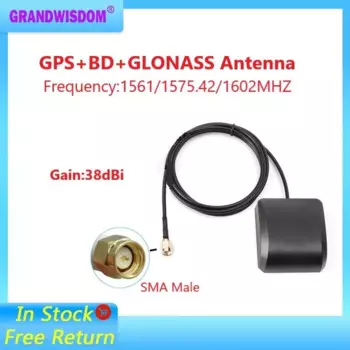 GWS 5 шт. Автомобильная GPS BD Glonass антенна SMA штекер разъем 3 метра кабель Водонепроницаемый для транспортного средства трека zummo навигации GNSS приемник