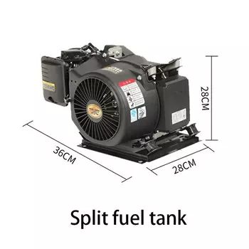 GZRUOMU 170F Портативный бензиновый генератор 4kW 5kW 6kW