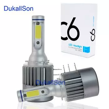 H15 H7 H4 LED Canbus V-W Автомобильные фары 26000LM 110W 6000k COB турбо ошибка бесплатно с EMC Сменная противотуманная фара