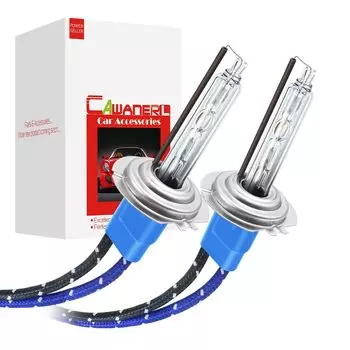 H1 H7 10000LM Высокояркая ксеноновая лампа переменного тока H3 9005 9006 9012 D2H HID ксеноновая лампа 35 Вт 55 Вт 5000 К 12 В 24 В для автомобильных фар противотуманных фар