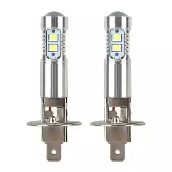 H1 светодиодный Противотуманные лампы 100W 6000K, белая лампа, стандартная Запасная лампа для дальнего и ближнего света, противотуманная лампа для автомобиля, 2 шт.