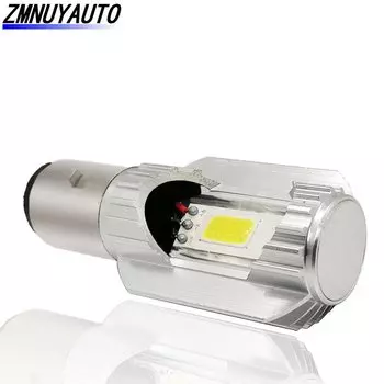 H4 H6 BA20D Светодиодные лампы для фар мотоцикла COB Led 1500LM Hi Lo Лампа Скутер Мото ATV Аксессуары Противотуманные фары 12 В