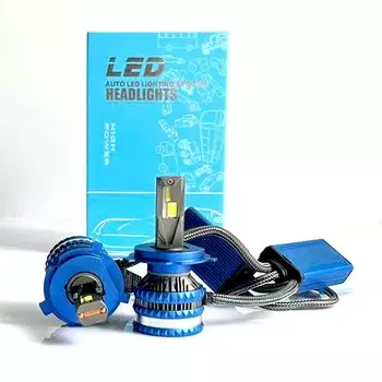 H4 Светодиодная лампа для фар H1 H3 H7 H11 H9 H8 9005 H10 9006 9012 881 880 9004 9007 H13/9008 Супер яркая автолампа Canbus 240 Вт 12 В