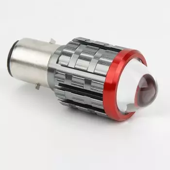 H4 светодиодный мотоцикл H6 светодиодный мотоцикл фара белый желтый лампы линзы дальнего ближнего света лампа для мотоцикла скутер