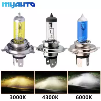 Автомобильные галогенные лампы H7 H4, автомобильные лампы, противотумансветильник фары, 55 Вт, 3000K, 4300K, 6000K, 12 В, мотоциклетный автомобильный галогенный фонарь