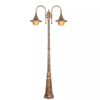 Уличный фонарь WECUS черный/бронзовый 2.1 м