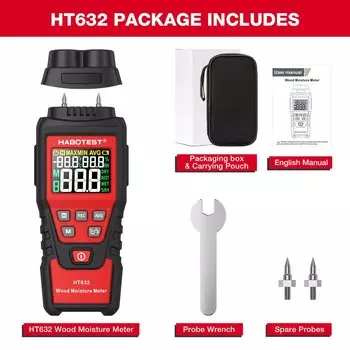 HABOTEST HT632 измеритель влажности дерева