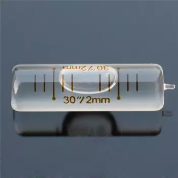 HACCURY 10,5*37 (34) мм 30 "/2 мм Высокоточный пузырьковый уровень спиртовой уровень флакон стеклянная линейка