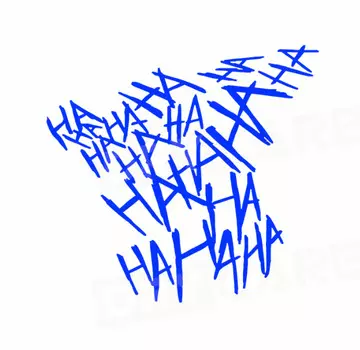 Hahaha Joker Maniacal Laughter Art автомобильная наклейка на бампер автомобиля шлем наклейка на тело автомобиля светоотражающие наклейки Декор DIY модификации