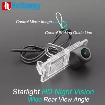 Камера заднего вида HaiSunny Full HD для Renault Megane 2 3 Scenic 3 Laguna X91 Espace 4, объектив «рыбий глаз» ночного видения для автомобиля