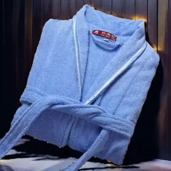 Халат мужской зимний махровый, 100% хлопок, длинный