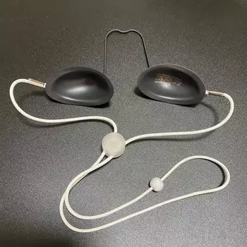 HANBEIHE Лазерные защитные повязки на глаза из нержавеющей стали OD 7+