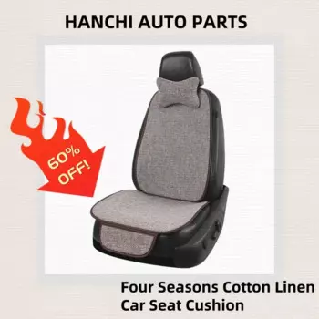HANCHI General подушка для автомобильного сиденья Four Seasons, хлопковая и конопляная автомобильная подушка, хлопковая и льняная ткань, подушка для спинки, чехол для сиденья