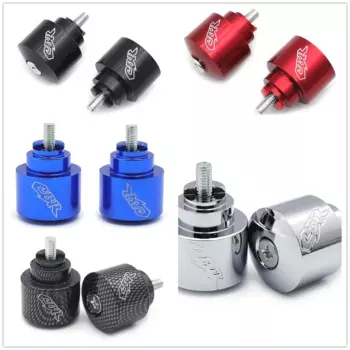 Наконечники ручного стержня для Honda Cbr 600 900 929 954 1000 Rr F4I F4 1100-1986 красные хромированные Запчасти для мотоциклов