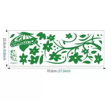 HANDANWEIRAN 3D Наклейки с цветами магнолии для холодильника