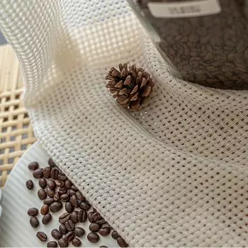 HANLU бежевые хлопковые льняные шторы