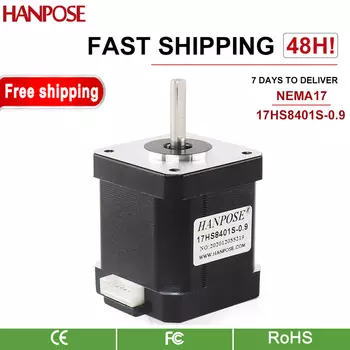 HANPOSE шаговый двигатель 17HS8401S
