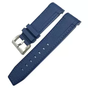 HAODEE 22 мм 23 мм мягкий резиновый ремешок с изогнутым концом для часов Tudor Black Bay GMT Pelagos водонепроницаемые часы с силиконовым корпусом ремешок подарочные инструменты