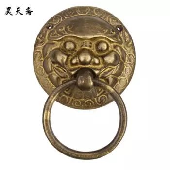 [Haotian Вегетарианская] китайская антикварная голова животного, ободок, ободок, фотокольцо