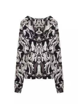 Harajuku женские укороченные толстовки с камуфляжным принтом, толстовки с длинными рукавами, спортивный костюм 2018, весна-осень, пуловеры с капюшоном, хип-хоп