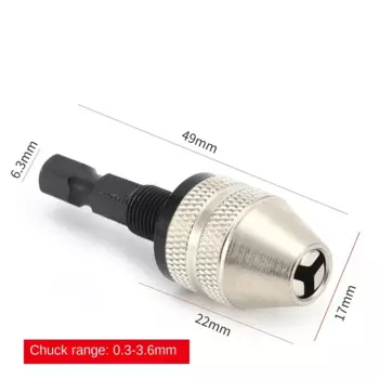 HARKO Мини-зажимной патрон 1/4" черный