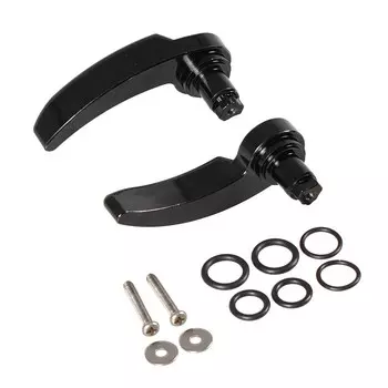 Harley Davidson Street Glide Road King Electra Glide Sедельная Сумка Набор Из 2 Черных Алюминиевых Чехлов Для Аксессуаров Для...