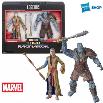 Hasbro серия Marvel Legends Thor: Ragnarok 6 дюймов-Коллекционная экшн-фигурка Grandmaster & Korg в стиле фильма, новая модель