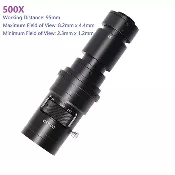 HAYEAR 200X/500X объектив для микроскопа