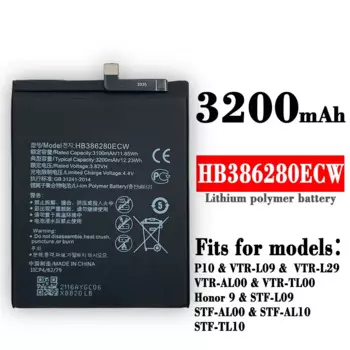HB 386280 Аккумулятор ECW 3300 мАч для Huawei P10 Honor 9 STF-L09 STF-AL10 Аккумуляторы для мобильных телефонов + БЕСПЛАТНЫЕ инструменты