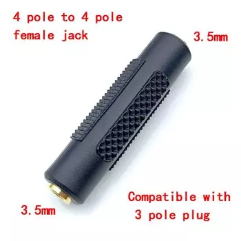 HBXINTAO 3.5mm Аудиоадаптер 2 шт