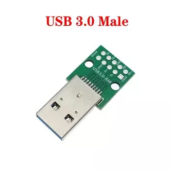HBXINTAO USB 3.0 Тестовый адаптер для пайки