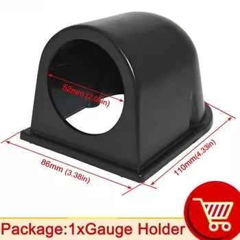 HD 52 мм 7 цветов светодиодный автомобильный манометр масла 0-100 фунтов на квадратный дюйм высокоскоростной шаговый двигатель с датчиком давления масла 1/8NPT